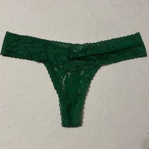 Victoria's Secret Green Lace Panties